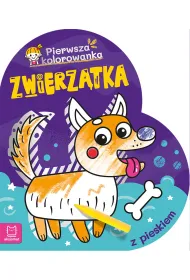 Pierwsza kolorowanka. Zwierz�tka. Z pieskiem