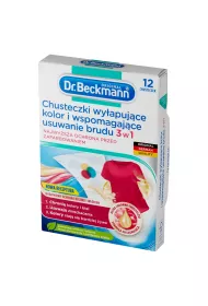 Dr. Beckmann Chusteczki wyapujce kolor i brud 12 szt.