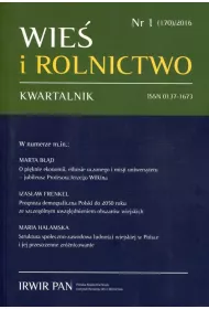 Wie i rolnictwo 2016/1 Kwartalnik