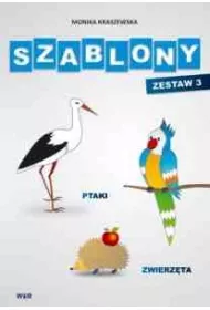 Szablony - Zestaw 3 - Ptaki, zwierzta