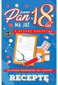Yeku Karnet Urodzinowy z recept� 18 JCX-044
