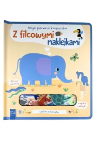 Dzikie zwierz�ta. Moja pierwsza ksi��eczka z filcowymi naklejkami