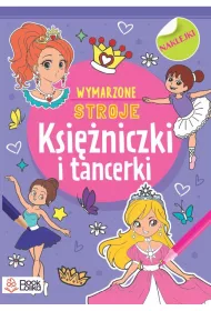 Ksiniczki i tancerki. Koloruj i naklejaj