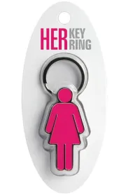 If Her KEYRING - brelok do kluczy kobieta