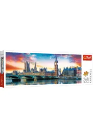Puzzle panoramiczne 500 el. Big Ben i Pa�ac Westminsterski, Londyn Trefl