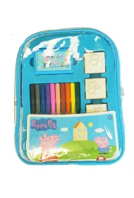 winka Peppa Multiprint Piecztki Peppa Pig Plecak niebieski