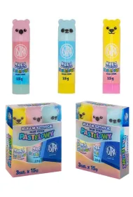 Klej w sztyfcie Animals Astra Pastel Line PVP 3 x 15 g