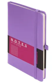 Antra Notes memofix A5 kratka liliowy