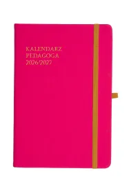 Kalendarz pedagoga 2026/2027 Salsa A5 tygodniowy r�owy