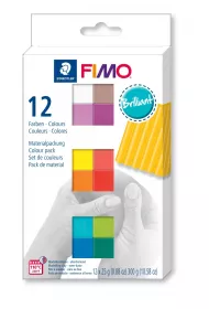 Staedtler Fimo Masa plastyczna termoutwardzalna Soft Brilliant 12x25g 12 szt.