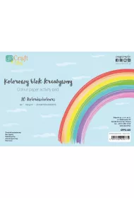 Dalprint Blok kolorowy A4 20ark 180g 10 kolorw