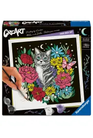 Ravensburger CreArt: Pixie Cold Edition - Kot 20x20cm