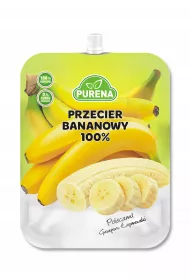 Purena Pulpa Przecier bananowy 100% 350 g