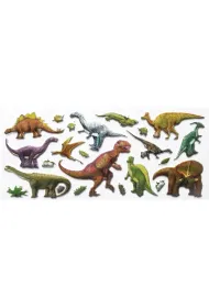 Stnux Zestaw naklejek Dinozaury