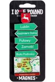 Pan Dragon Magnes I love Poland Lubelskie