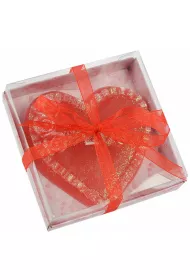 Arpex �wieca dekoracyjna Serce Walentynki 11x11cm
