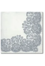 Paw Serwetki 33x33 Lacy frame SIlver TL702608