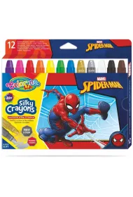Patio Kredki �elowe wykr�cane Colorino Kids Spiderman 12 kolor�w