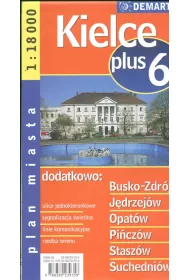 Kielce plus 6 Plan miasta