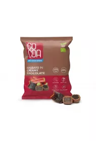 Cocoa Rabarbar w czekoladzie creamy 70 g Bio