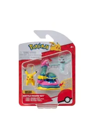 Pokemon Figurka Bitewna 3Pak Machop, Pikachu, Alolan Muk, figurki