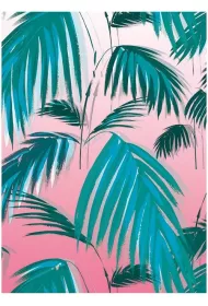 Museums & Galleries Karnet B6 z kopert� Sunset Palms