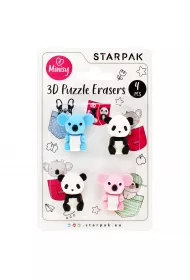 Gumka do mazania 3D puzzle Minisy 4szt STARPAK 505323