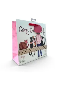 Alex Clark Torebka prezentowa �rednia Crazy Cat Lady Kociara
