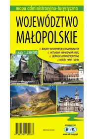 Mapa administracyjno-turystyczna Wojew�dztwo ma�opolskie 1:250 000