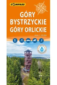 Mapa tur. - G�ry Bystrzyckie, G�ry Orlickie lam.