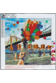 Centrum Diamentowa mozaika - Pe�na - Bridge 30x30cm