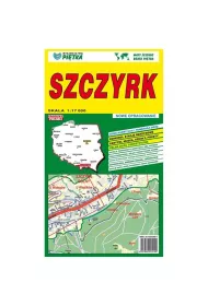 Szczyrk mapa samochodowa 1:17 000