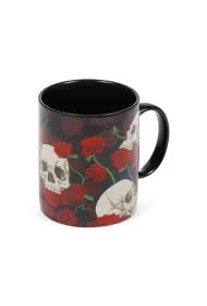 Puckator Kubek porcelanowy z czaszkami i r�ami