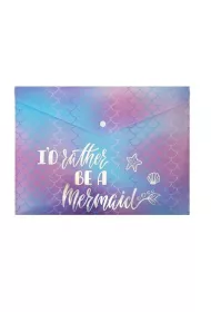 incood. Teczka A4 holograficzna I`d rather be a mermaid