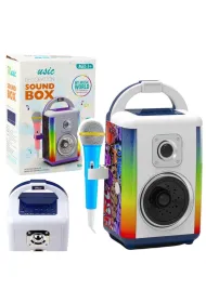 LeanToys Zestaw muzyczny Sound Box nagrywanie led
