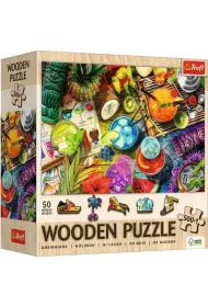 Puzzle drewniane 501 el. Kolorowe koktajle Trefl