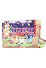 Puzzle z uchwytami drewniane 12el Micki