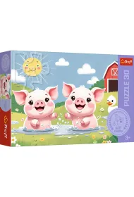 Puzzle 30 el. Weso�e �ycie na wsi Trefl