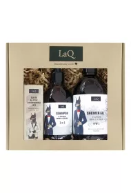LaQ Zestaw kosmetykw Seks i biznes: el pod prysznic + szampon  + olejek do brody 500 ml + 300 ml + 30 ml