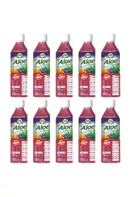 Pure Plus Napj z aloesem - Jagoda Zestaw 10 x 500 ml