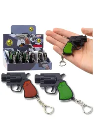 LeanToys Brelok pistolet LED 6,5cm