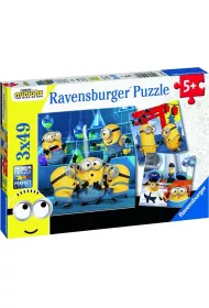 Puzzle 3 x 49 el. Minionki 2 Ravensburger
