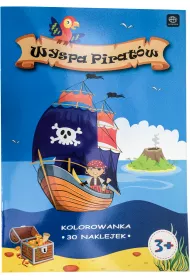 Kolorowanka A4/16 Wyspa pirat�w z naklejkami