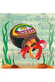 Museums & Galleries Karnet kwadrat z kopert� Hermite Crab