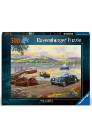 Puzzle 500 el. 2D Przystanek nad jeziorem Ravensburger