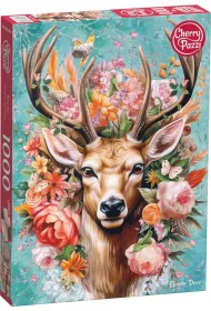 Puzzle 1000 el. Flower Deer CherryPazzi