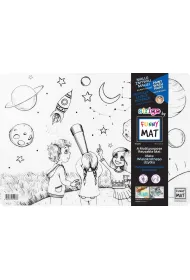 Funny Mat Transparent - Obserwacja nieba. Mata do kolorowania wielokrotnego u�ytku Strigo