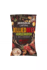 Jersika Chipsy ziemniaczane o smaku woowiny i chrzanu 90 g