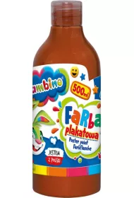 St. Majewski Farba plakatowa w butelce Bambino br�zowa 500ml