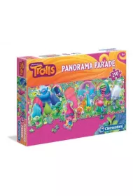 Puzzle 250 el. SuperColor. Panorama - Parade Trolle Clementoni